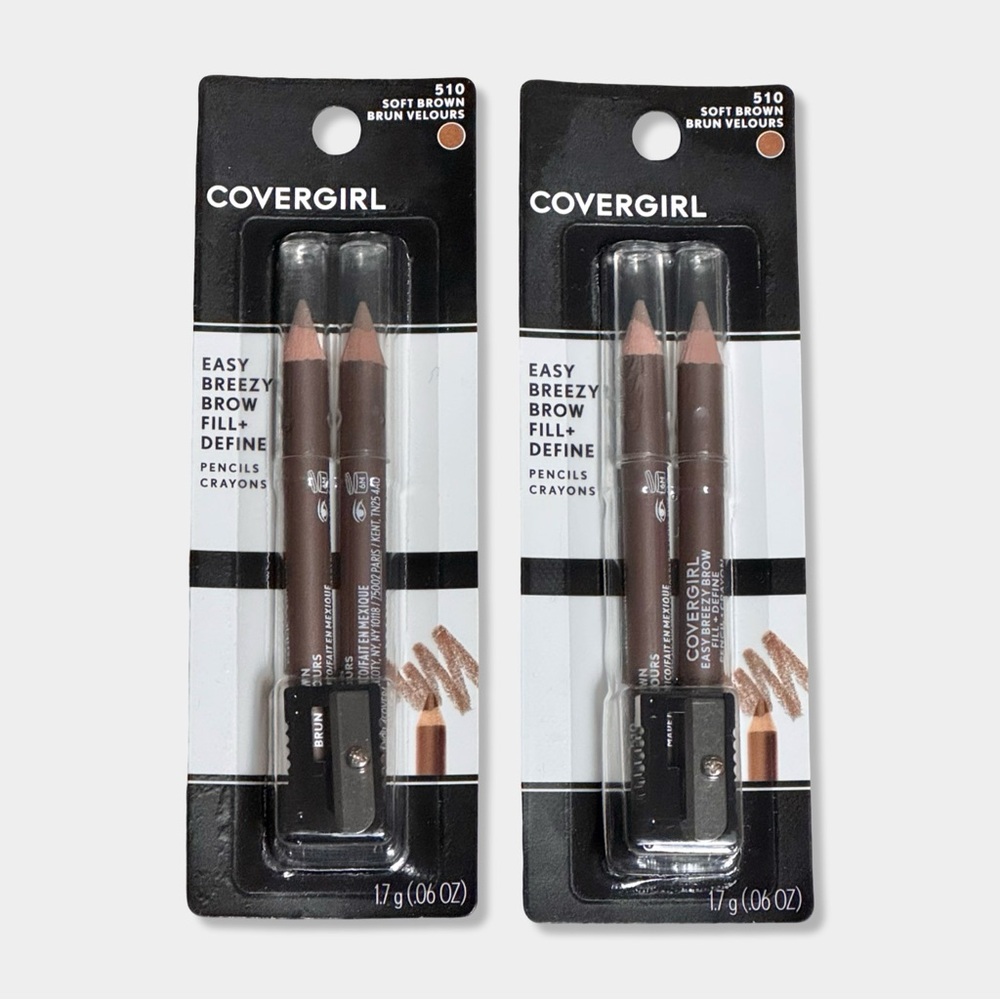 Covergirl 510 Soft Brown Easy Breezy Eye Brow Eyebrow Fill Define Pencil Crayon